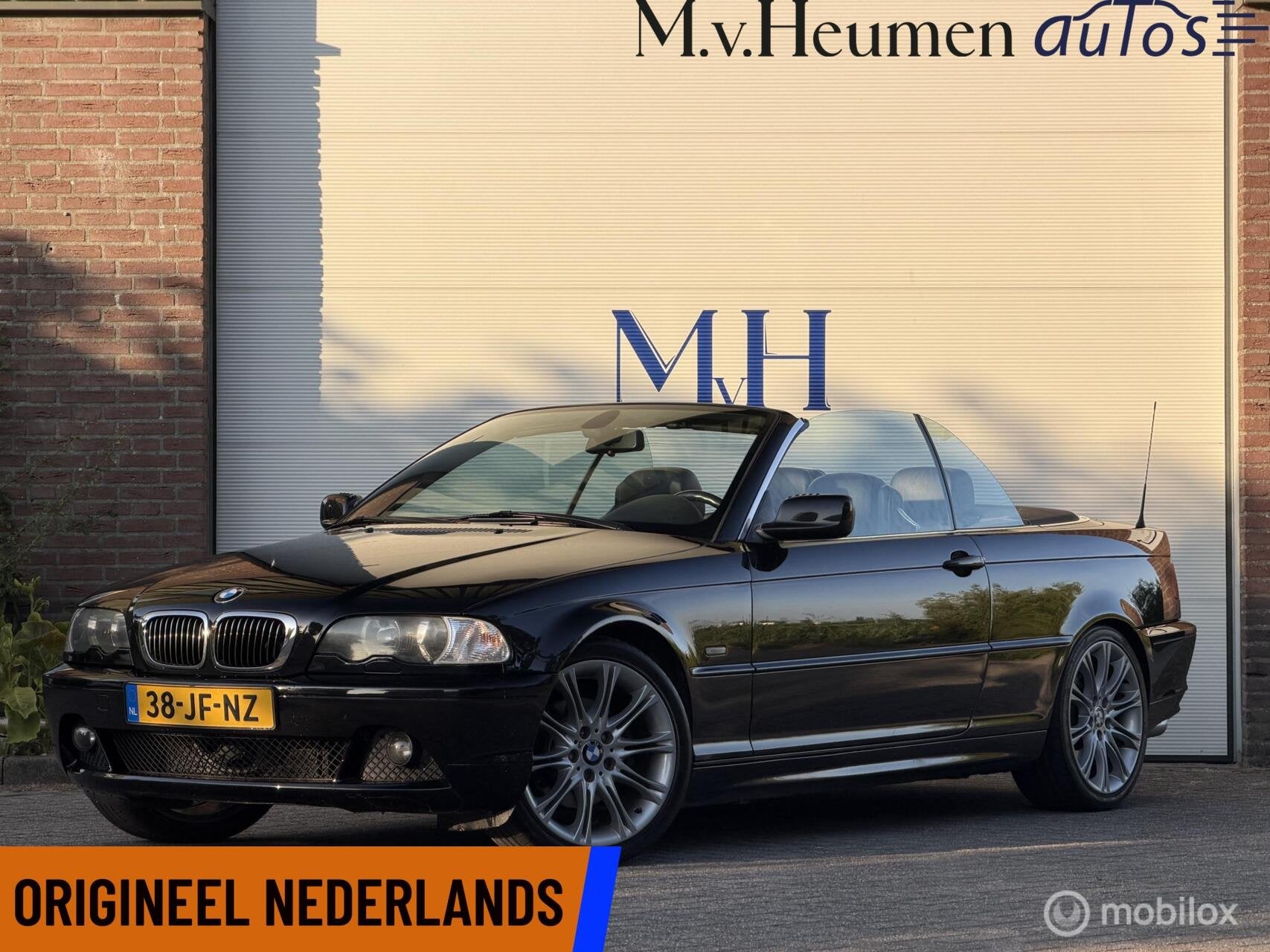 BMW 3-serie Cabrio 325Ci Hardtop Supersprint Leder Stoelverw, Automaat, Achterwielaandrijving, Gebruikt, Zwart