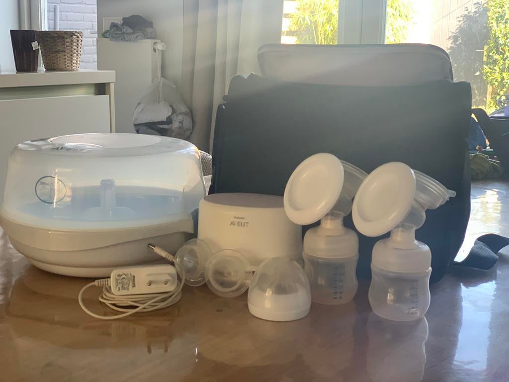 Dubbele elektrische borstkolf Philips Avent, Kinderen en Baby's, Babyvoeding en Toebehoren, Gebruikt, Borstkolf, Ophalen of Verzenden