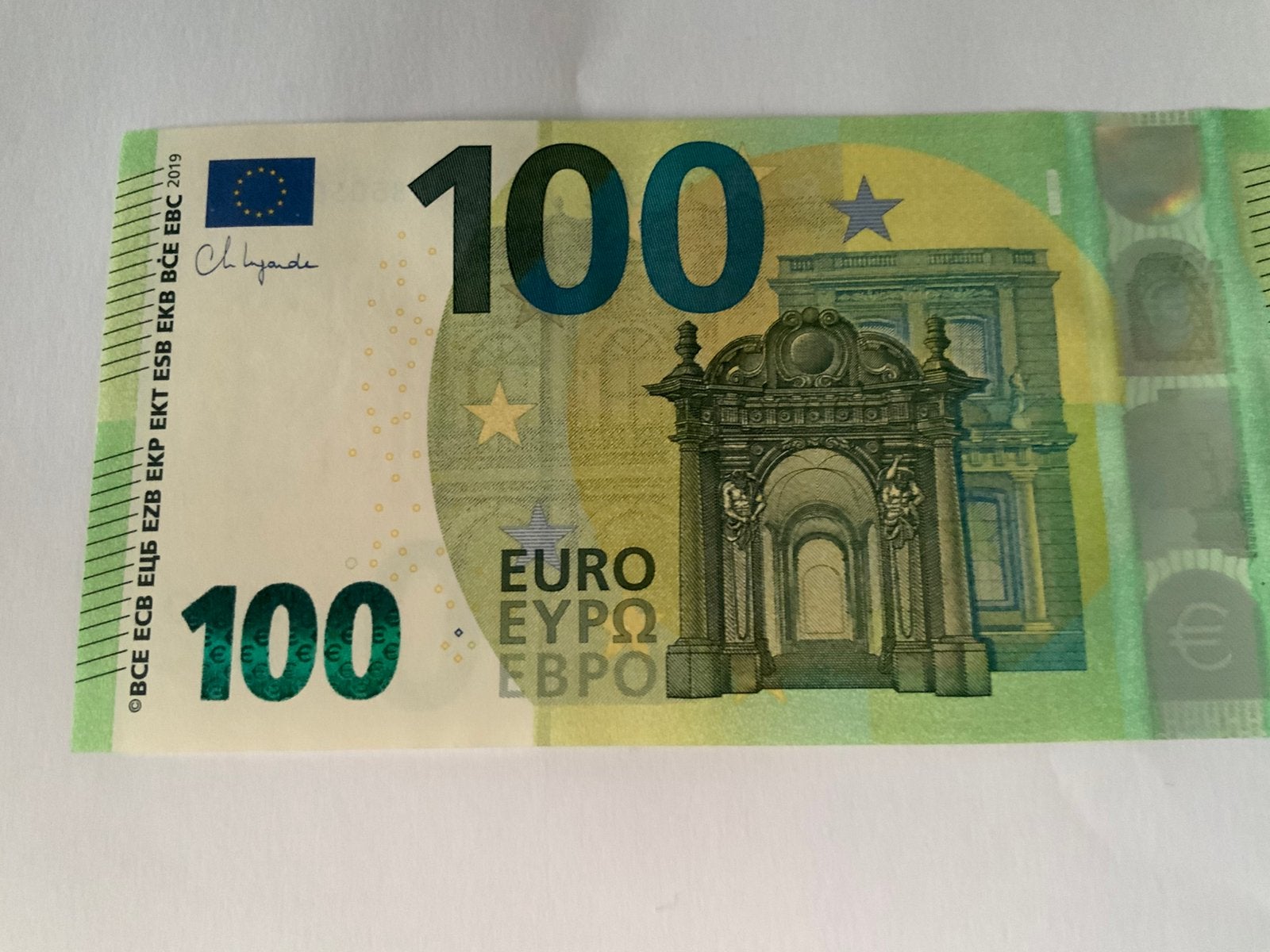 100 euro biljet  2019 unc, Postzegels en Munten, Bankbiljetten | Europa | Eurobiljetten, Ophalen of Verzenden, Slowakije