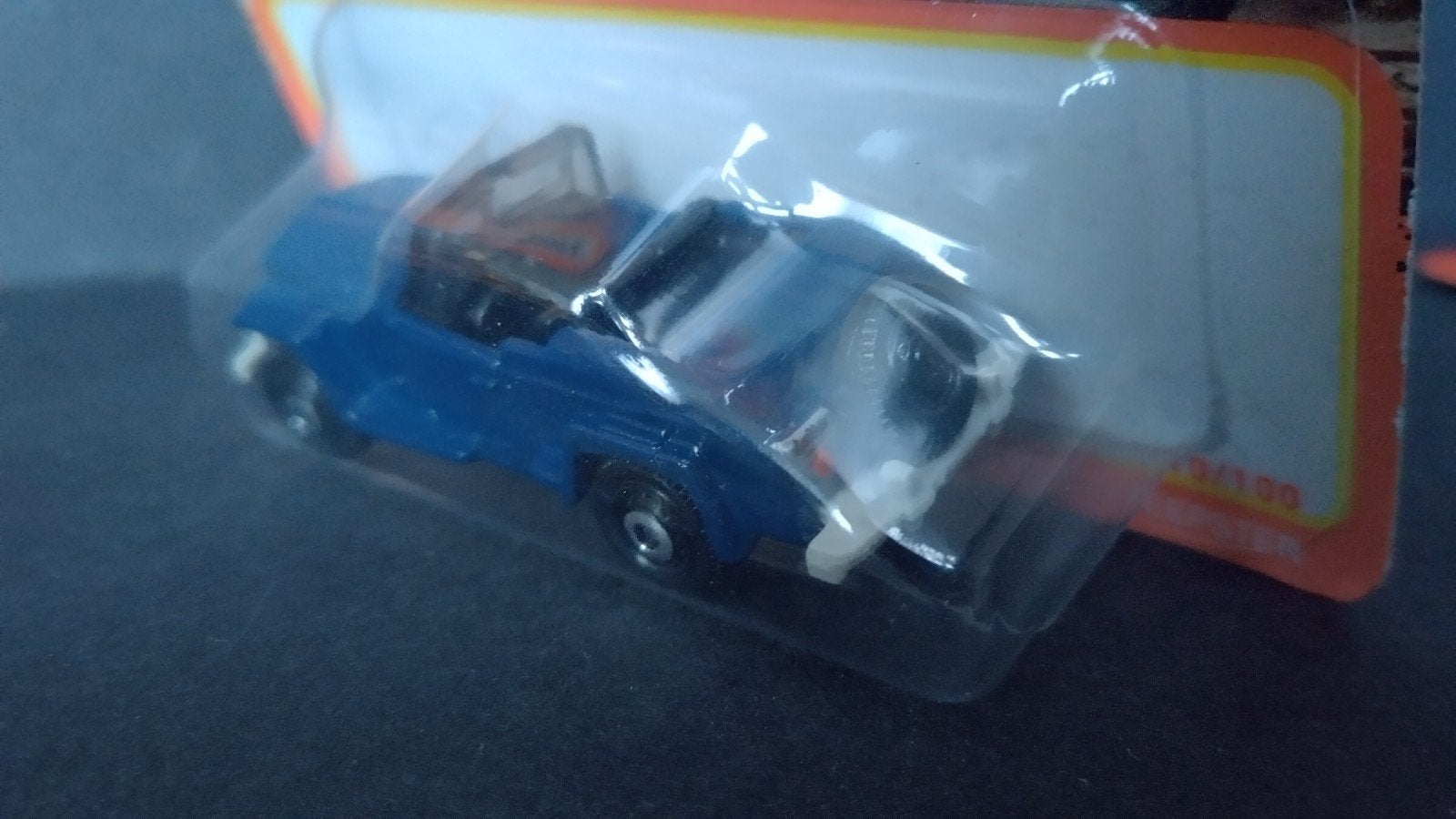 Jeep Willys Jeepster blauw 1:64 Matchbox Pol, Auto, Verzenden, ., Nieuw