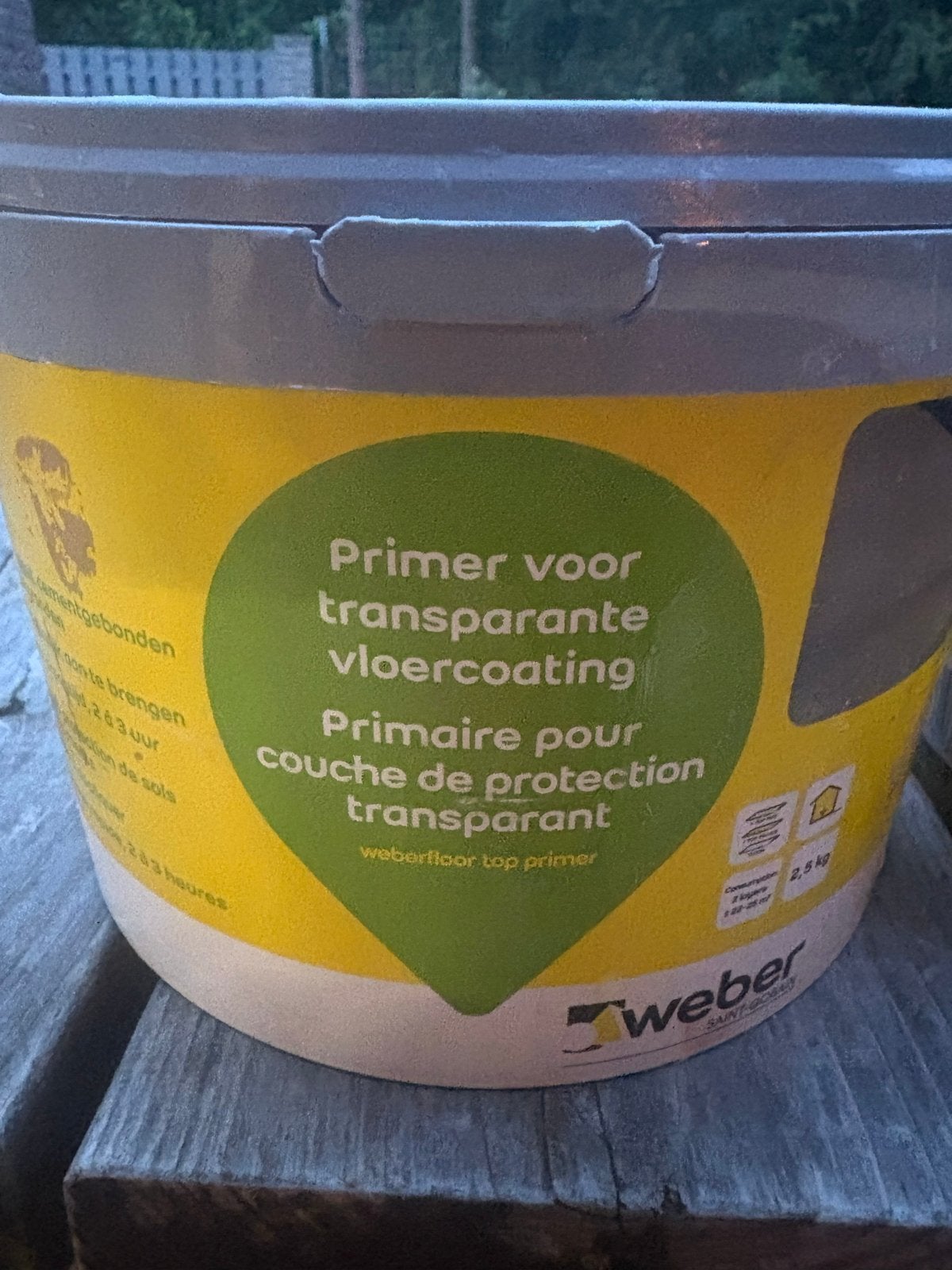 Weber Beamix Transparante Vloercoating & Primer Set, Ophalen, Overige kleuren, Nieuw, 10 tot 15 liter