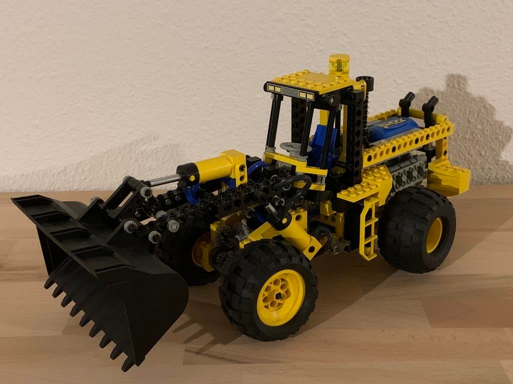Lego technic 8459 pneumatic front end loader shovel, Gebruikt, Lego, Ophalen of Verzenden, Technic