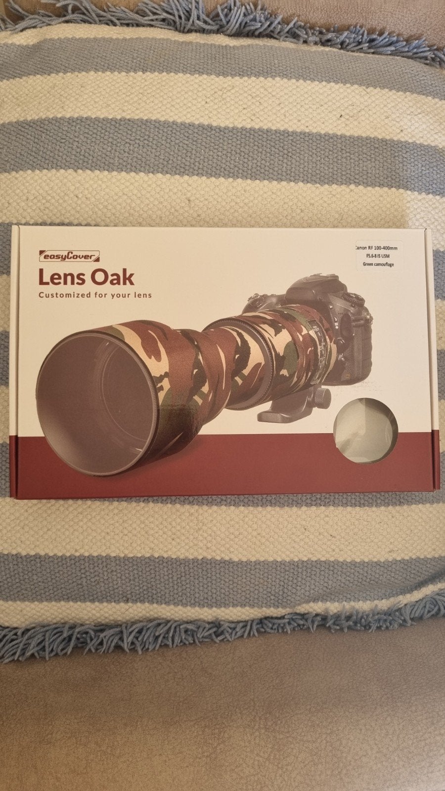 Nieuw- EasyCover Lens Oak voor Canon RF 100-400mm F5.6-8 IS, Overige merken, Beschermhoes/tas, Nieuw, Ophalen of Verzenden