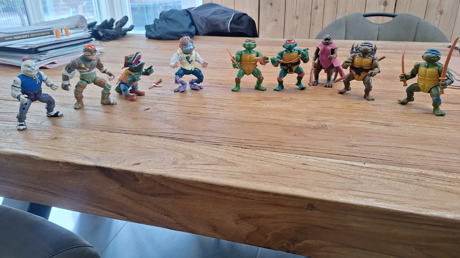 Vintage Teenage Mutant Ninja Turtles actiefiguren set, Kinderen en Baby's, Speelgoed | Actiefiguren, Ophalen of Verzenden, Gebruikt