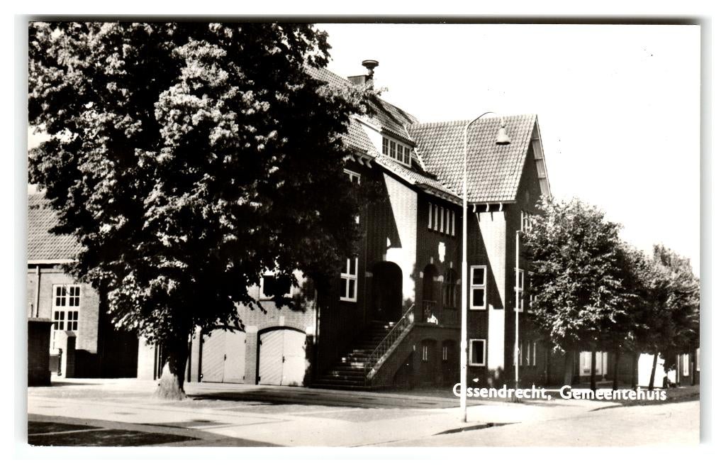 Ossendrecht, Gemeentehuis, Verzenden, 1960 tot 1980, Ongelopen, Noord-Brabant