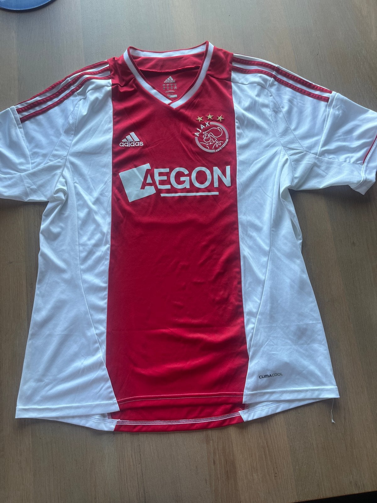 Ajax Thuisshirt Adidas ClimaCool Maat XL, Maat 56/58 (XL), Ophalen of Verzenden, Voetbal, Gedragen