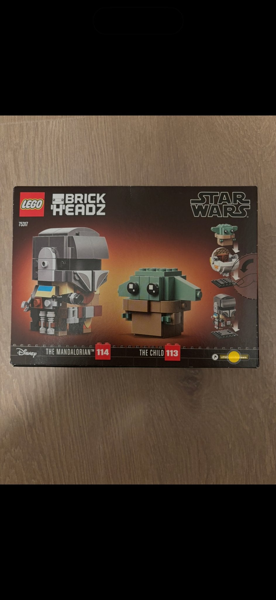LEGO BrickHeadz Star Wars The Mandalorian & The Child 75317, Ophalen of Verzenden, Nieuw