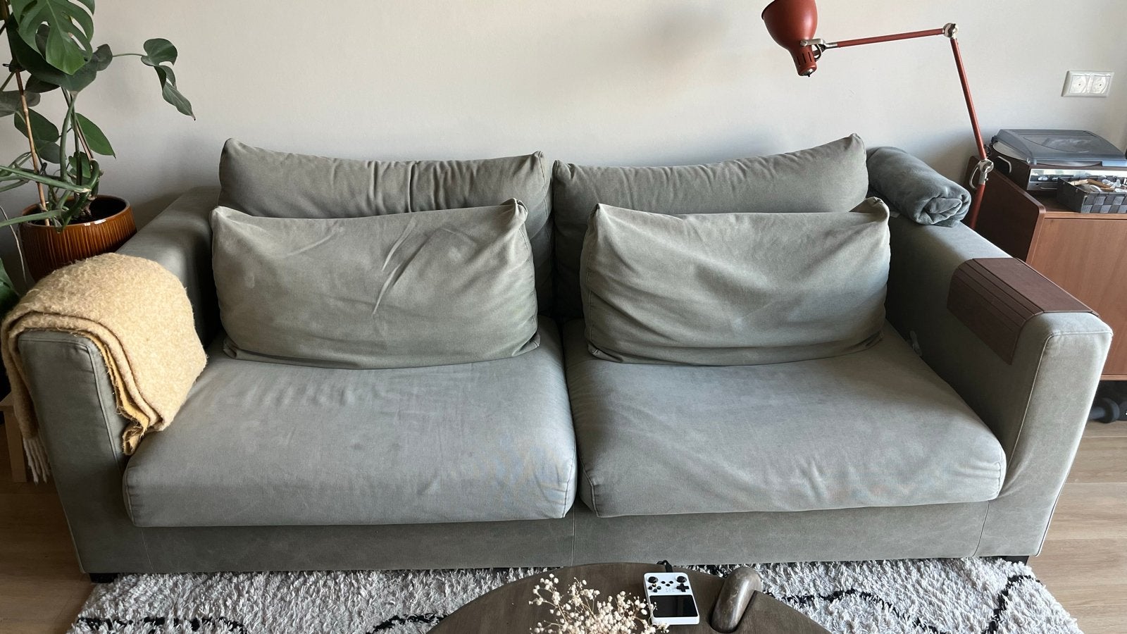 Bank van Loods 5, Huis en Inrichting, Banken | Bankstellen, Ophalen, Gebruikt, Tweepersoons, 75 tot 100 cm
