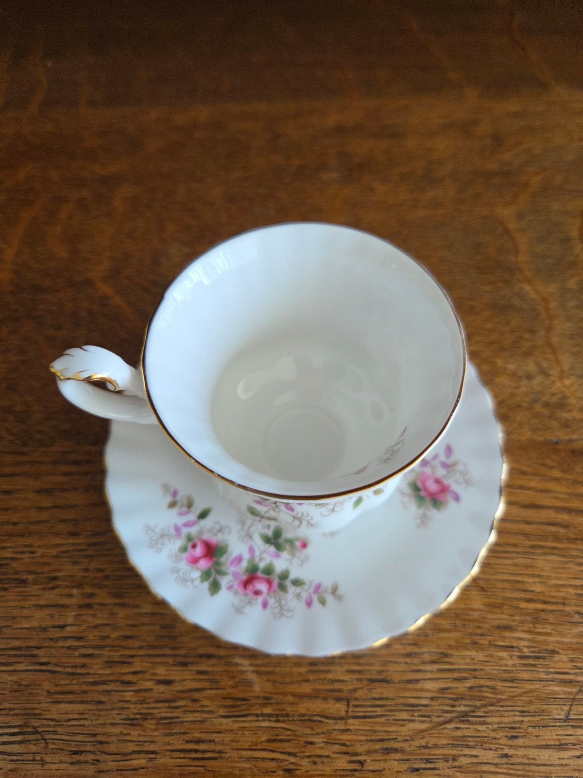 Royal Albert Lavender Rose kop en schotel bone china, Antiek en Kunst, Ophalen of Verzenden