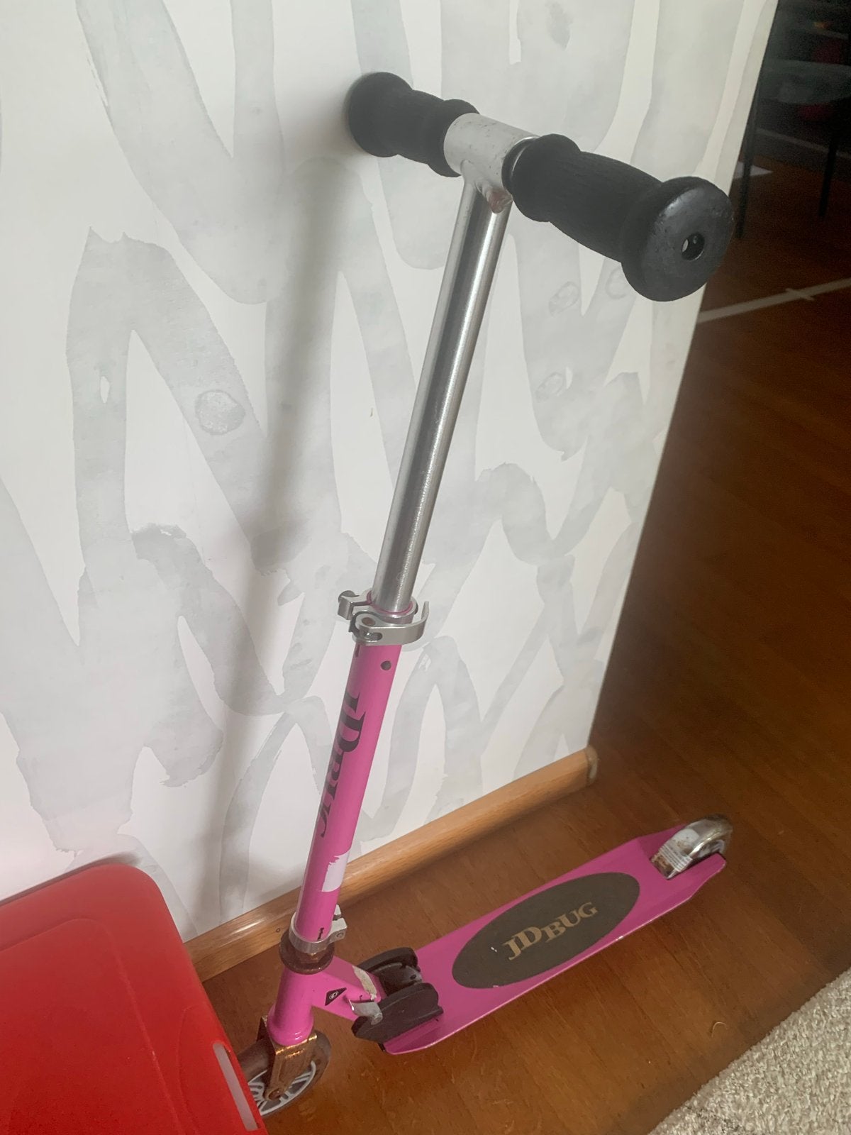 Roze Kinderstep - JD Bug, Ophalen, Gebruikt, Gewone step