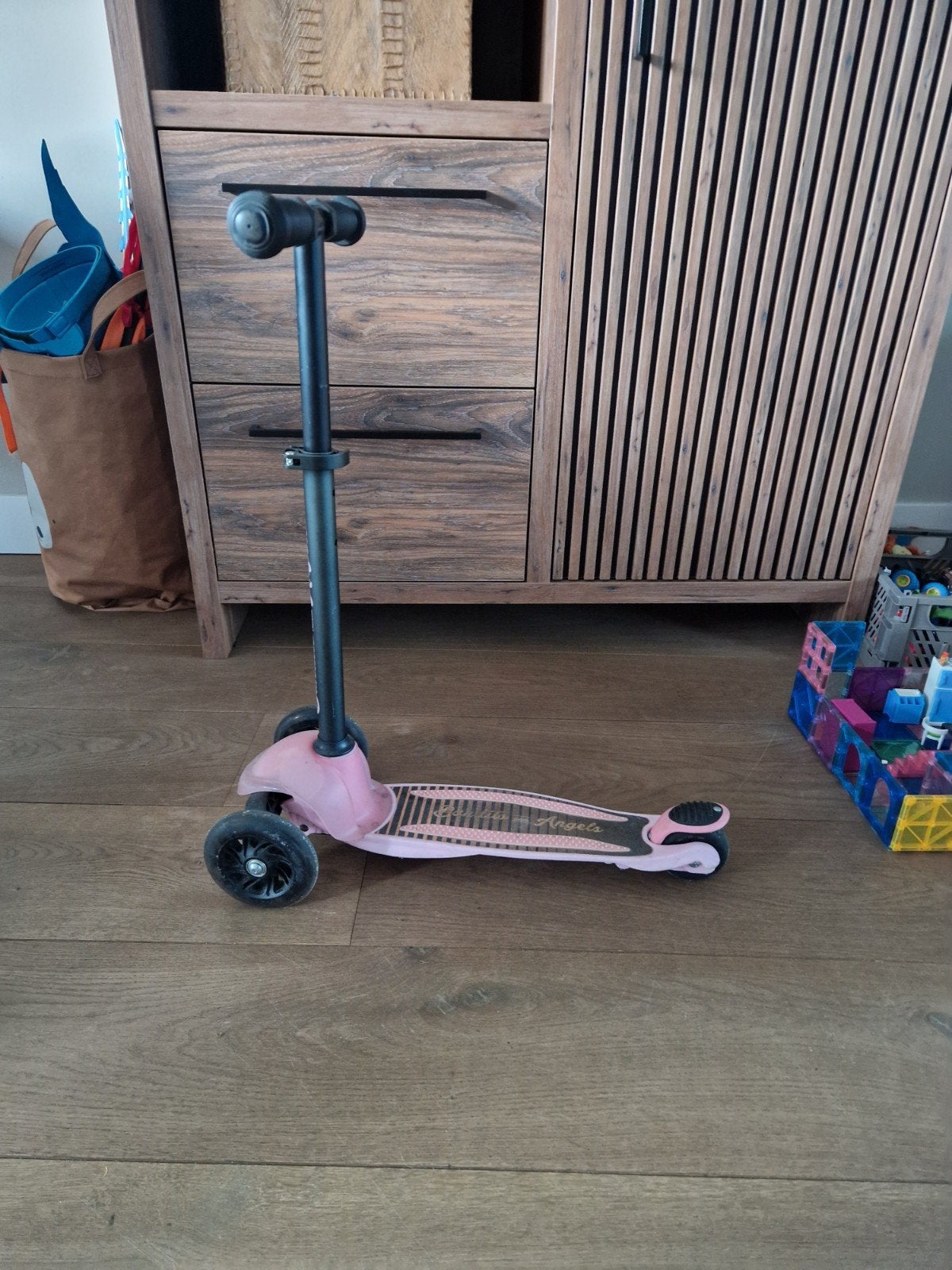 Bandits and Angels Roze Step 3 Wielen met LED, Fietsen en Brommers, Steps, Ophalen, Gebruikt, Gewone step, Bandits and Angels