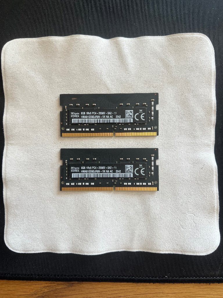 Origineel Apple 16GB RAM (2x 8GB) DDR4 SO-DIMM, DDR4, Ophalen of Verzenden, Zo goed als nieuw, Desktop