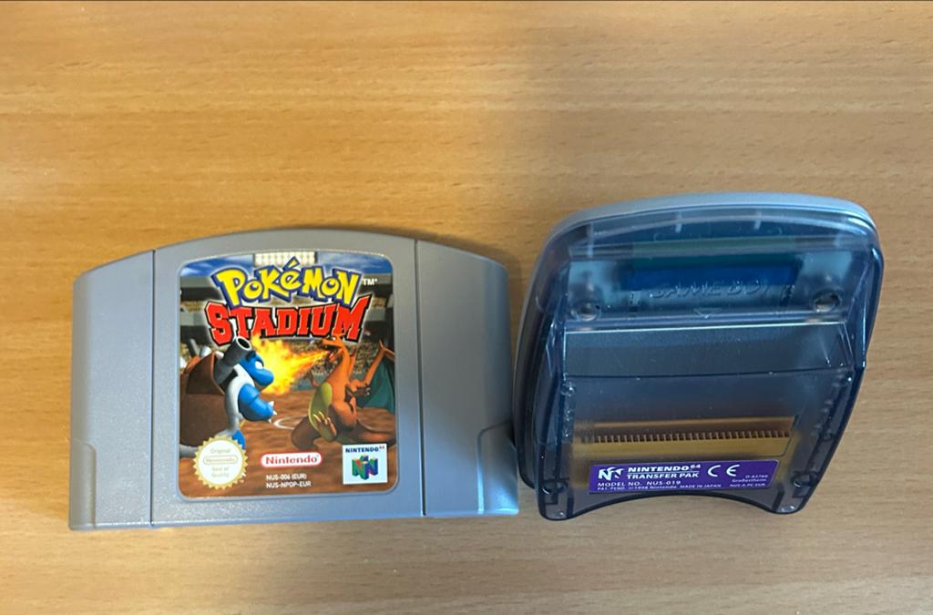Pokemon stadium en Transfer Pak N64, 1 speler, Ophalen of Verzenden, Zo goed als nieuw, Vanaf 3 jaar