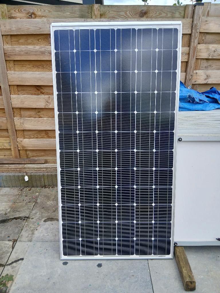 Zonnepanelen met klickfix montagerail en beugels, Doe-het-zelf en Verbouw, Zonnepanelen en Toebehoren, Ophalen of Verzenden, Zo goed als nieuw