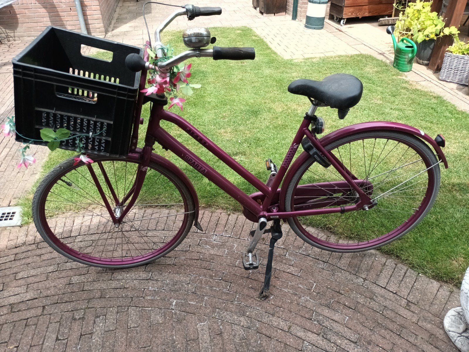 Sparta Pickup Damesfiets - Paars/Bordeauxrood, Ophalen, Gebruikt