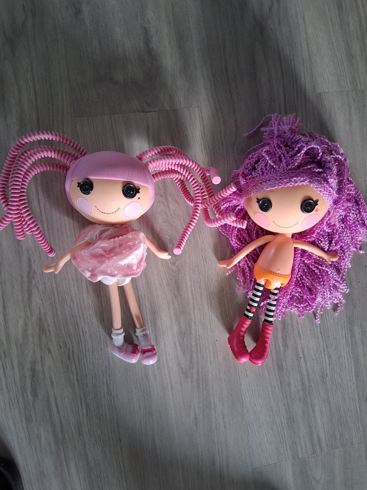 Lalaloopsy poppen set - Roze en Paars, Ophalen of Verzenden, Gebruikt, Overige typen