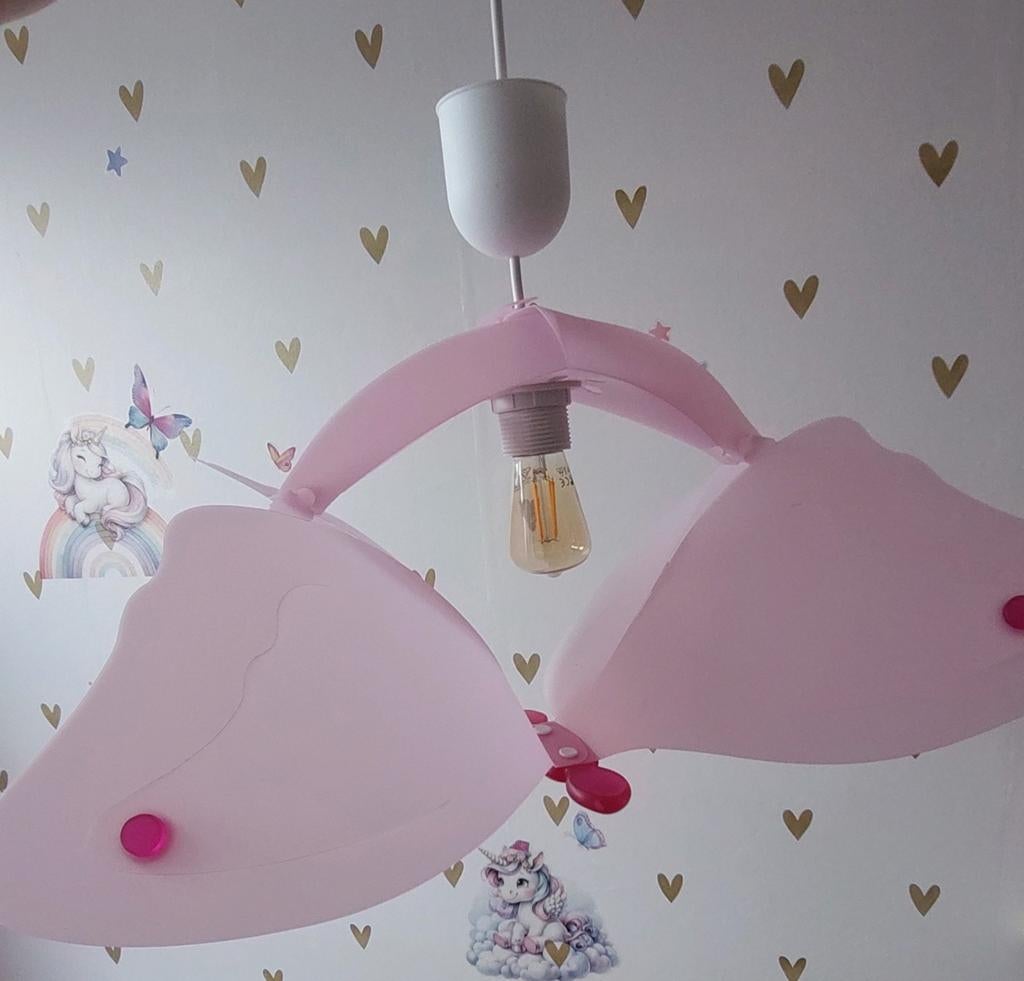 Vlinder kinderlamp, Ophalen of Verzenden, Zo goed als nieuw, Overige typen
