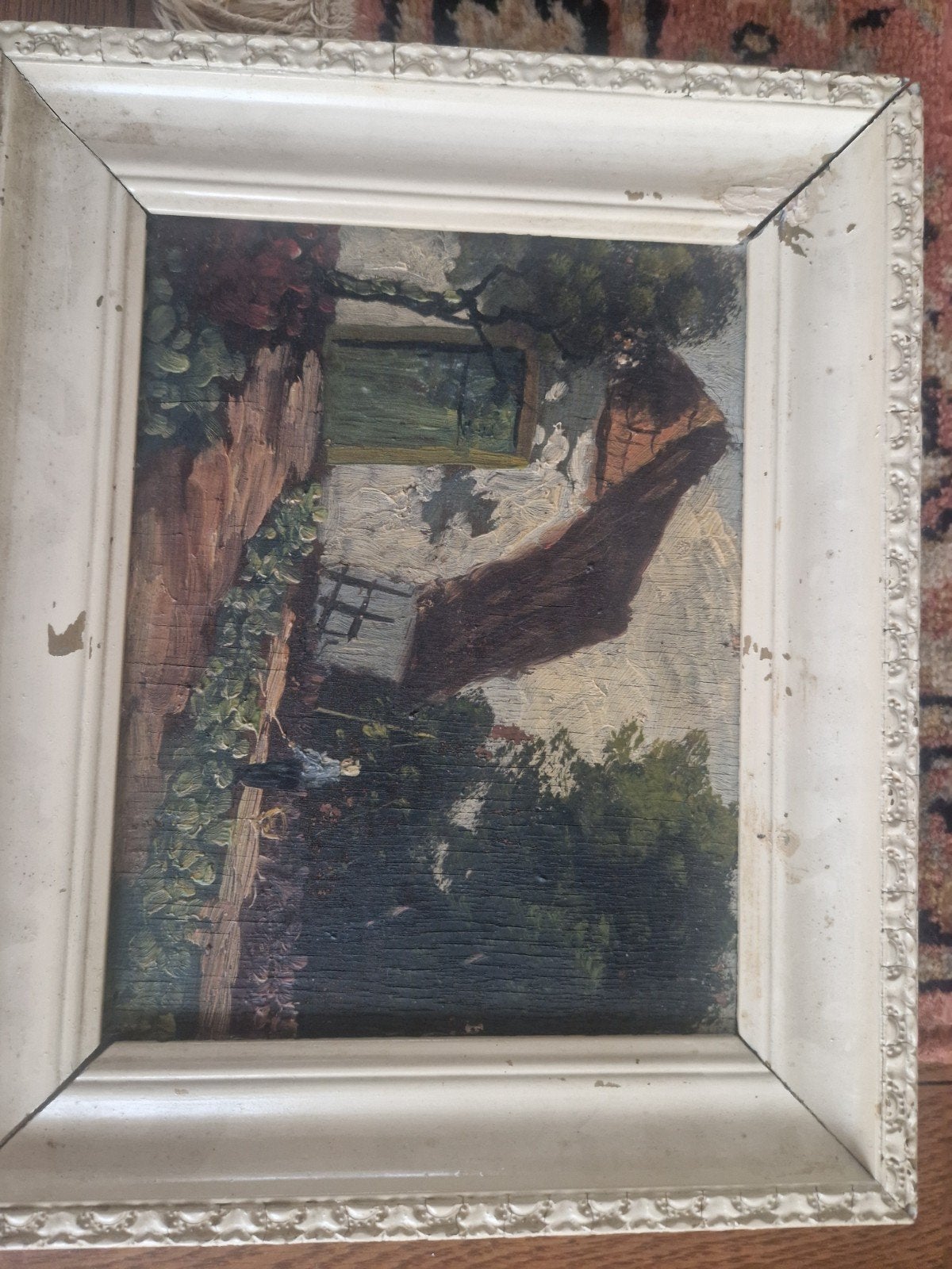 Oud schilderij op hout, ca. 1940, door N.M. ten Velde, Ophalen of Verzenden