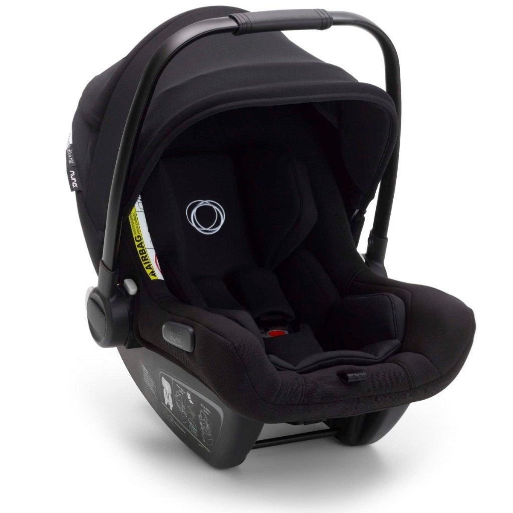 :Bugaboo Turtle by Nuna Car Seat + Isofix Base (Total Black), Overige merken, 0 t/m 18 kg, Afneembare rugleuning, Ophalen of Verzenden