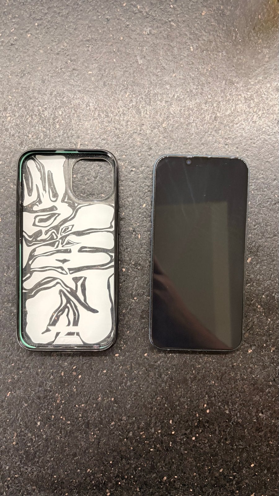 iPhone 13 128 GB Zwart met mous hoesje, Zwart, 77 %, IPhone 13, Ophalen of Verzenden