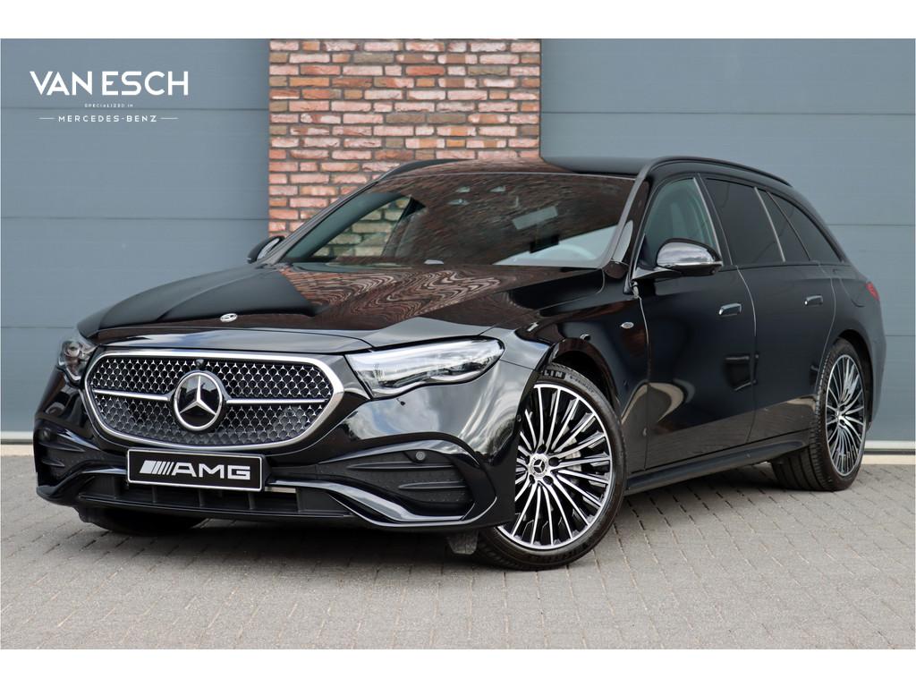 Mercedes-Benz E-Klasse Estate 300 e AMG Line | Distronic+ |, Auto's, Achterwielaandrijving, Gebruikt, Zwart, Origineel Nederlands