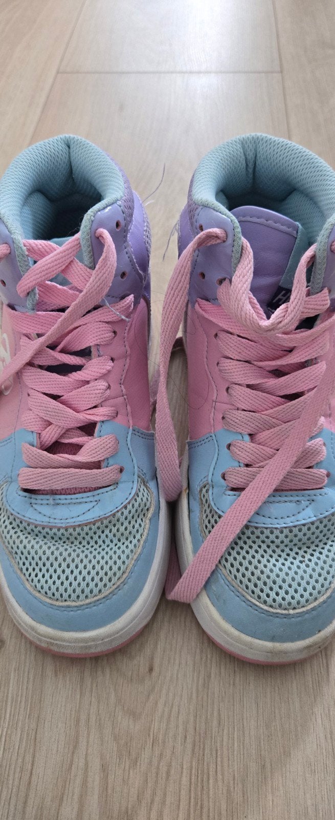 Heelys rolschoenen - Maat 34 - Roze/Paars/Blauw, Ophalen of Verzenden, Gebruikt, Overige typen, Heelys