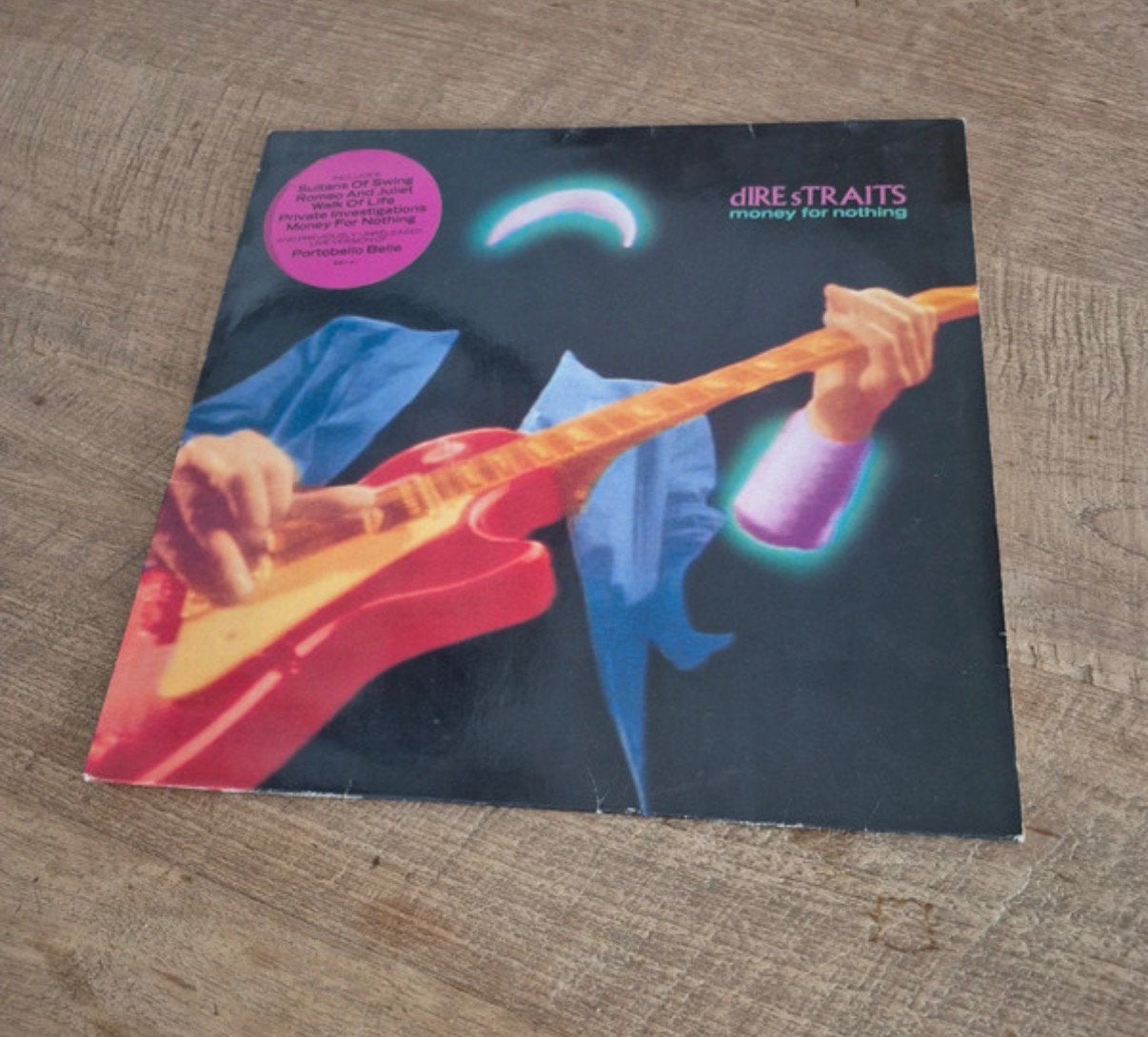 Dire Straits - Money For Nothing vinyl, Cd's en Dvd's, Vinyl | Rock, Ophalen of Verzenden, Zo goed als nieuw, 12 inch, Poprock