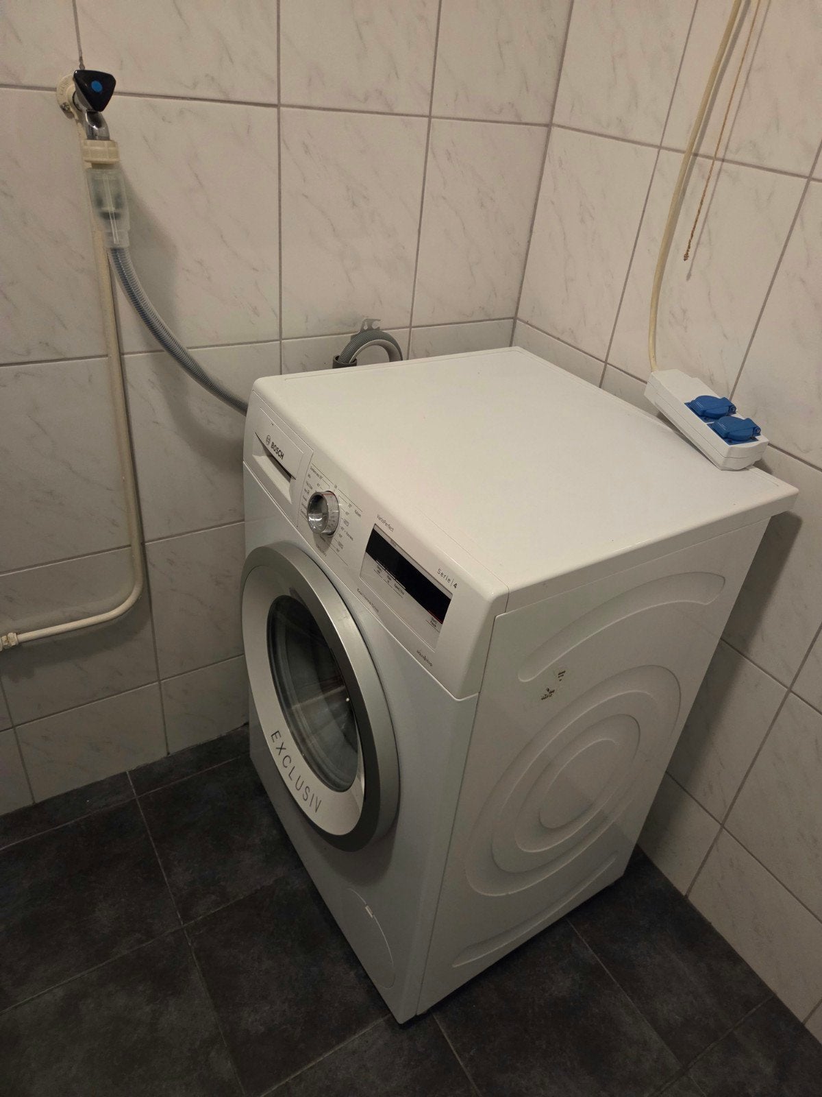 Wasmachine Bosch exclusiv, Witgoed en Apparatuur, Ophalen, Gebruikt, Handwasprogramma, Voorlader