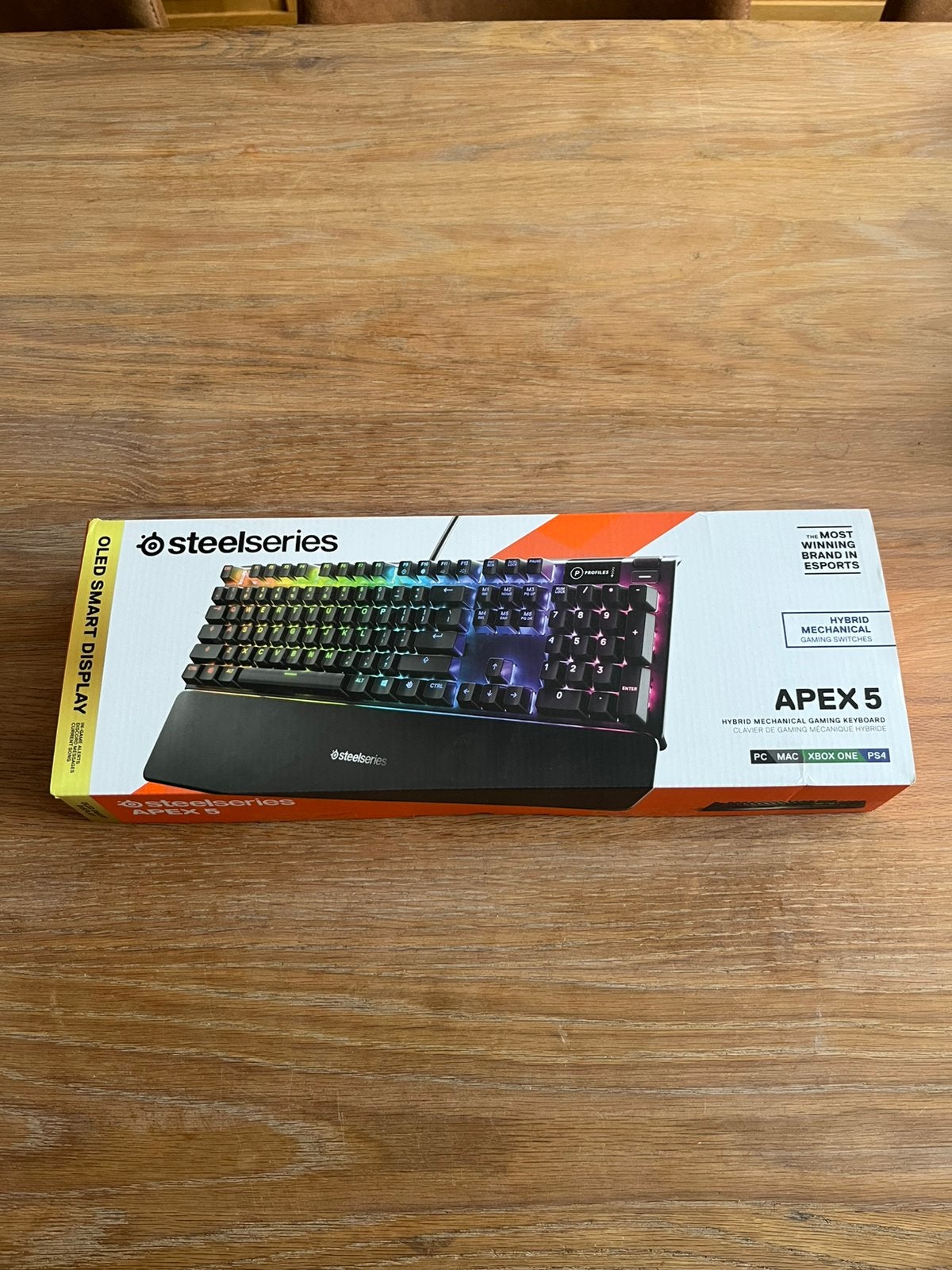 Steelseries Apex 5, Gebruikt, Gaming toetsenbord, Ophalen of Verzenden, Qwerty