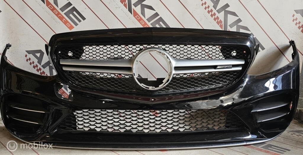 W205 S205 AMG BUMPER FACELIFT C43 AMG VOORBUMPER COMPLEET, Auto-onderdelen, Gebruikt, Voor, Ophalen of Verzenden