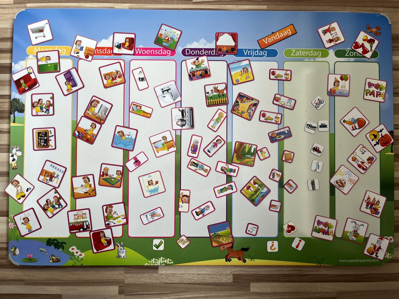 Planbord, Kinderen en Baby's, Speelgoed | Educatief en Creatief, Ophalen, Zo goed als nieuw
