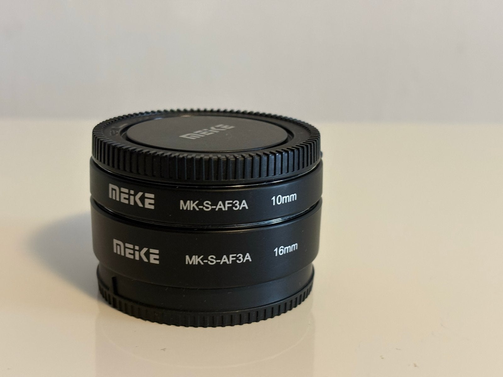 Meike MK-S-AF3A 10mm & 16mm Macro Extension Tube Set, Autofocus, Ophalen of Verzenden, Zo goed als nieuw, Toebehoren