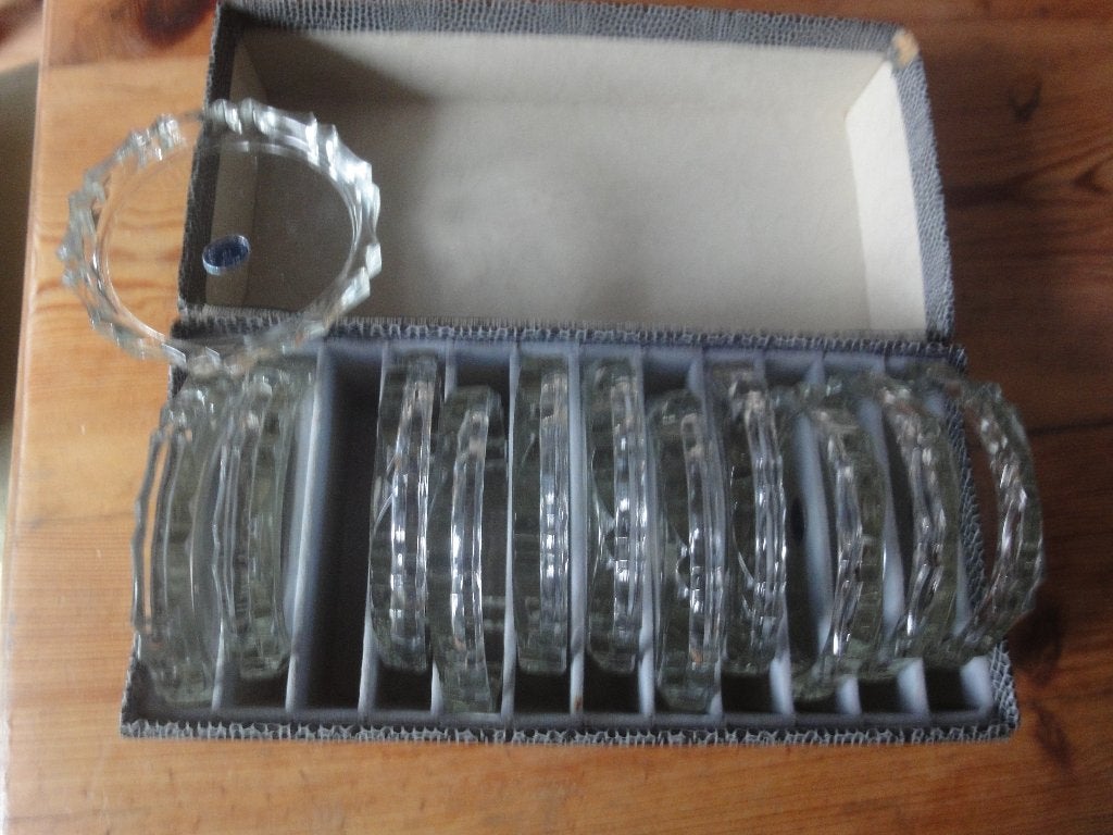 glazen onderzetters, Ophalen of Verzenden, Nieuw, Glas