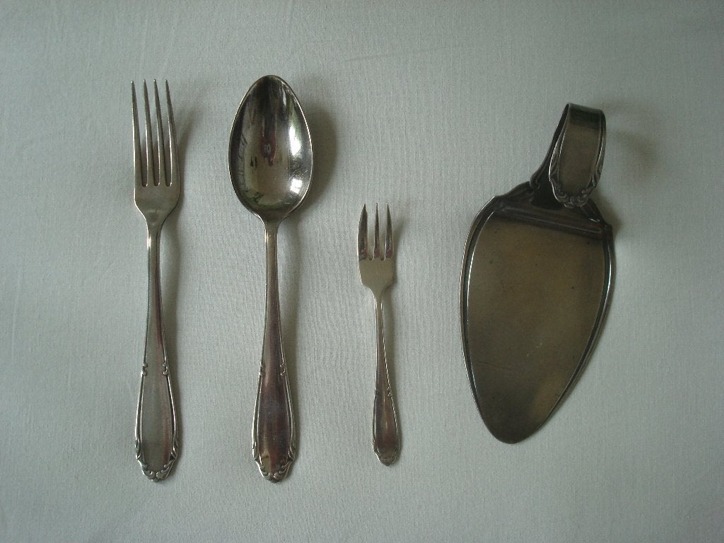 Verzilverd GERO 694 Riche, Antiek en Kunst, Antiek | Bestek, Ophalen of Verzenden