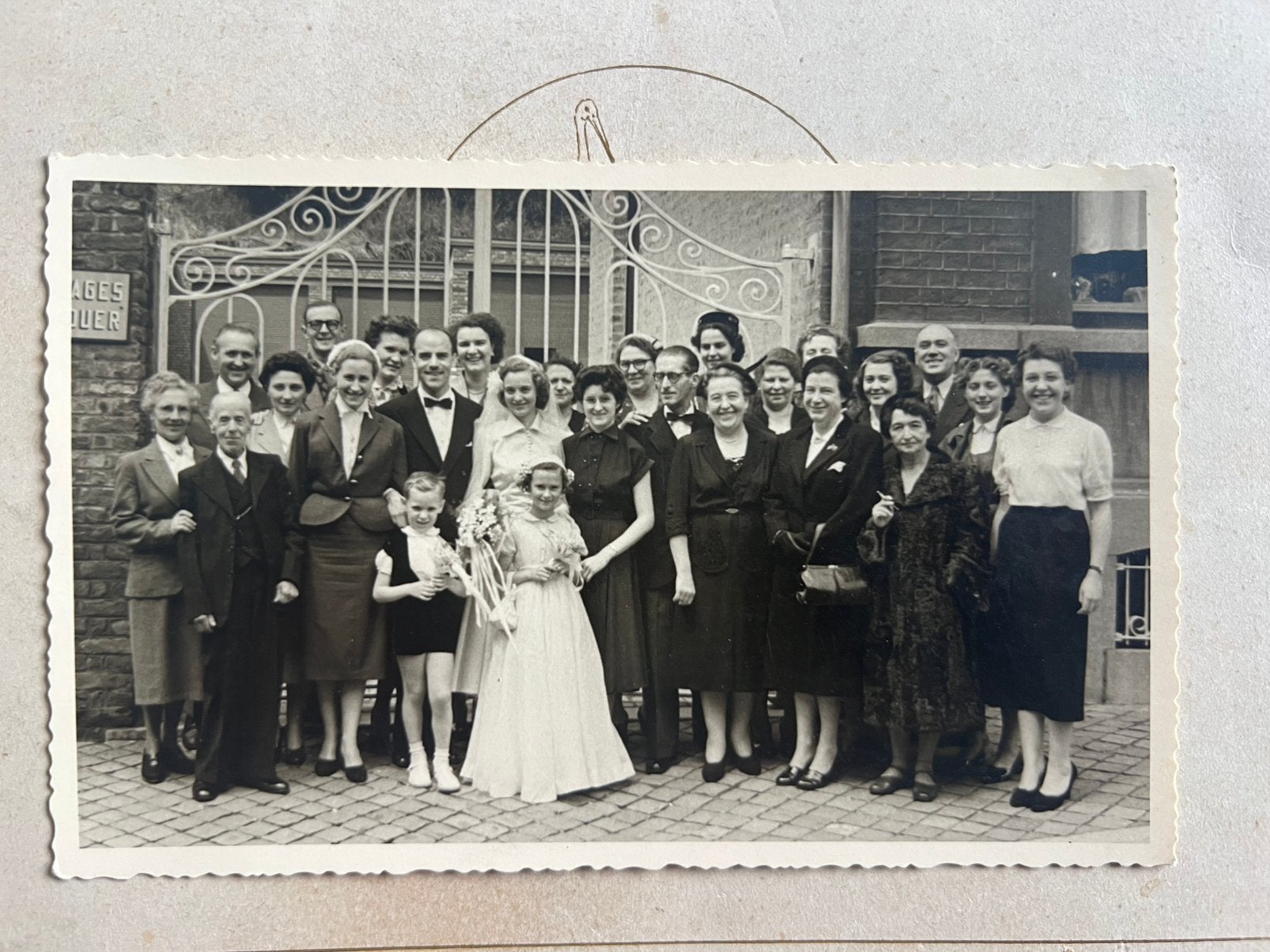 Foto - bruiloft (CW), Foto, Ophalen of Verzenden, Zo goed als nieuw, 1940 tot 1960
