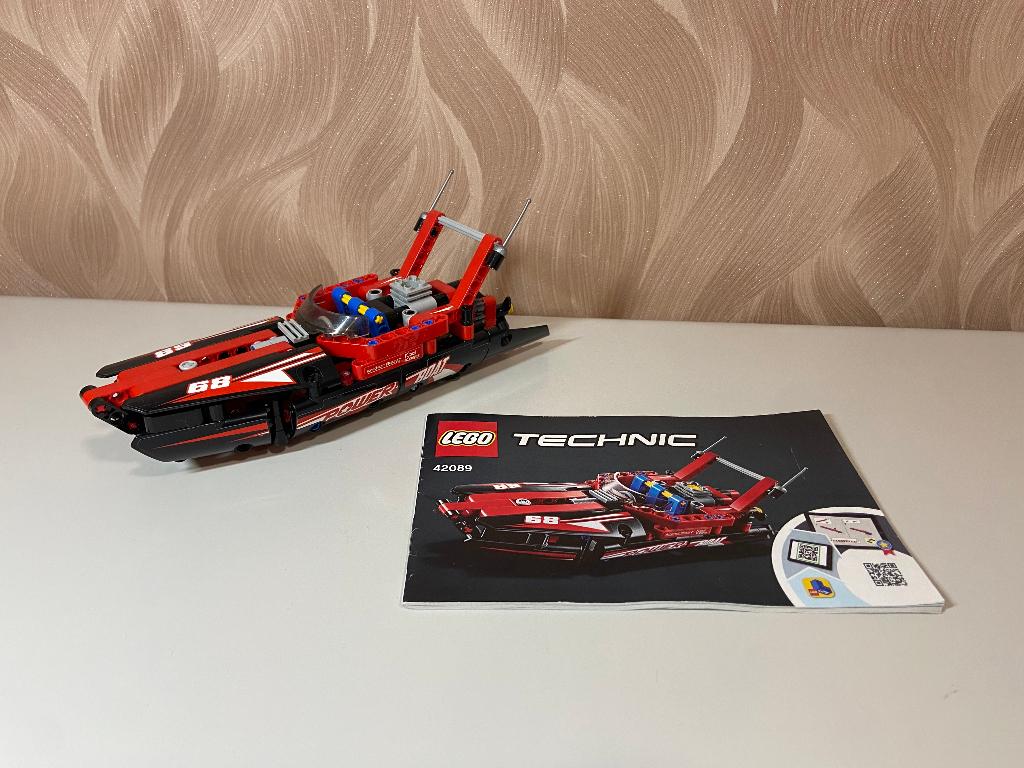 Lego - Technic - 42089 - Power Boat - compleet, Gebruikt, Lego, Compleet, Ophalen of Verzenden