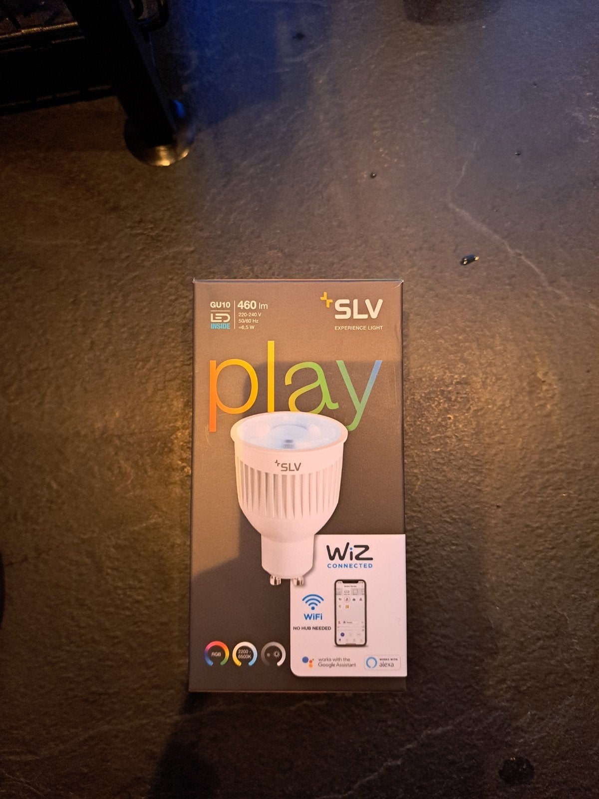 SLV Play WiZ GU10 LED Smart Lamp RGBW (12stuks)( nieuw), 30 tot 60 watt, Led-lamp, Meerkleurig, GU10