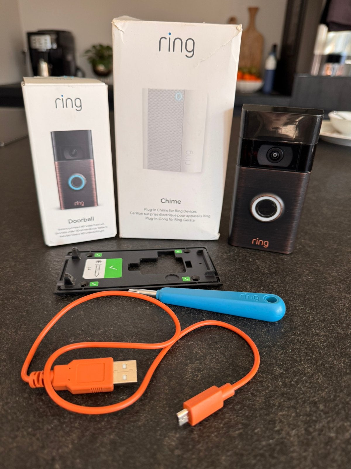 Ring deurbel, Huis en Inrichting, Ophalen, Zo goed als nieuw
