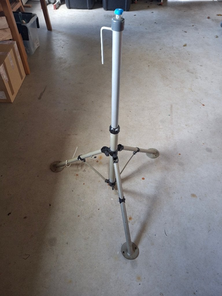 Tripod staal, Ophalen, 125 cm of minder, Driepoot, Inklapbaar