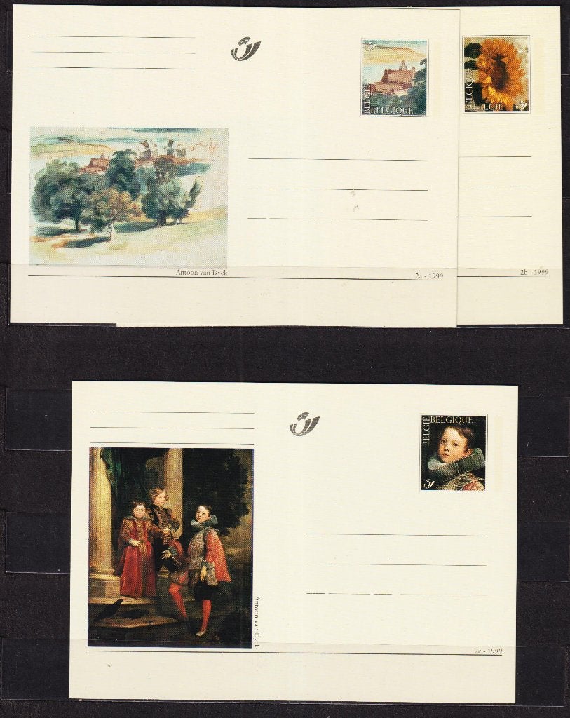 België 1999 Geïllustreerde briefkaarten BK71-BK78 **, Ophalen, Briefkaart