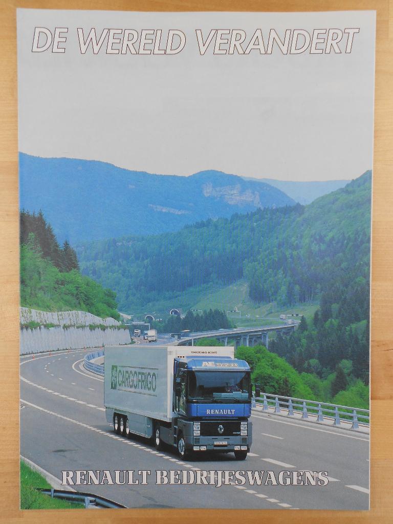 Renault Bedrijfswagen Organisatie Brochure 1992 Mack Magnum, Renault, Ophalen of Verzenden, Zo goed als nieuw, Renault