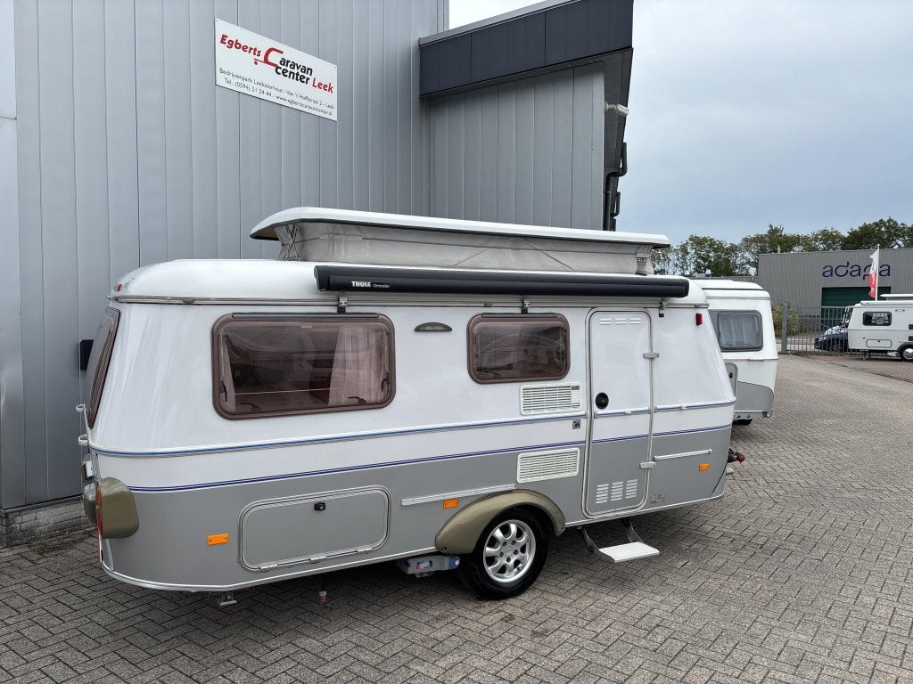 Eriba Touring Troll 550 GT Mover/Thule luifel, Caravans en Kamperen, Caravans, Dwarsbed, Bedrijf, Treinzit, 750 - 1000 kg
