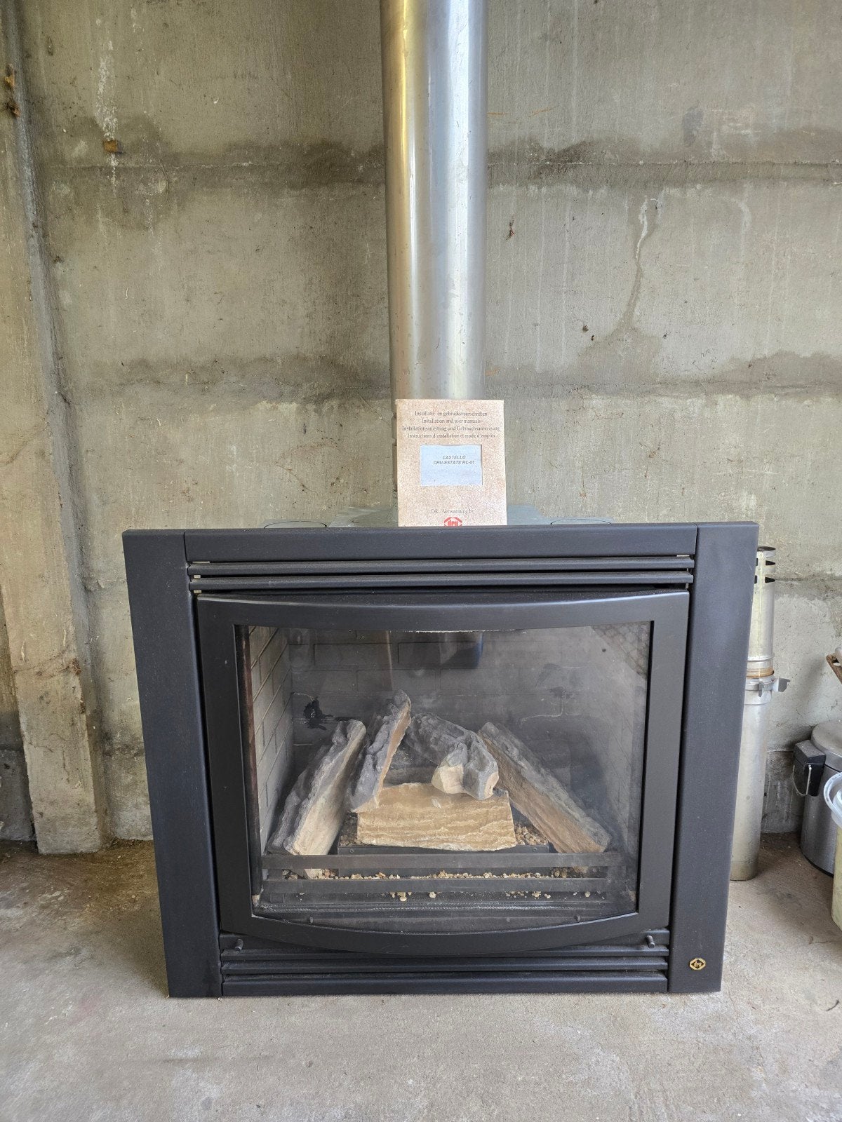 Inbouw gashaard gratis afhalen., Ophalen, Gebruikt, Inbouwhaard, Gashaard