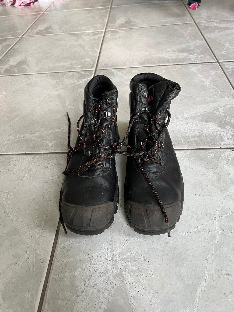 Licht gedragen paar Emma werkschoenen maat 43, Verzenden, Zwart, Emma, Werkschoenen
