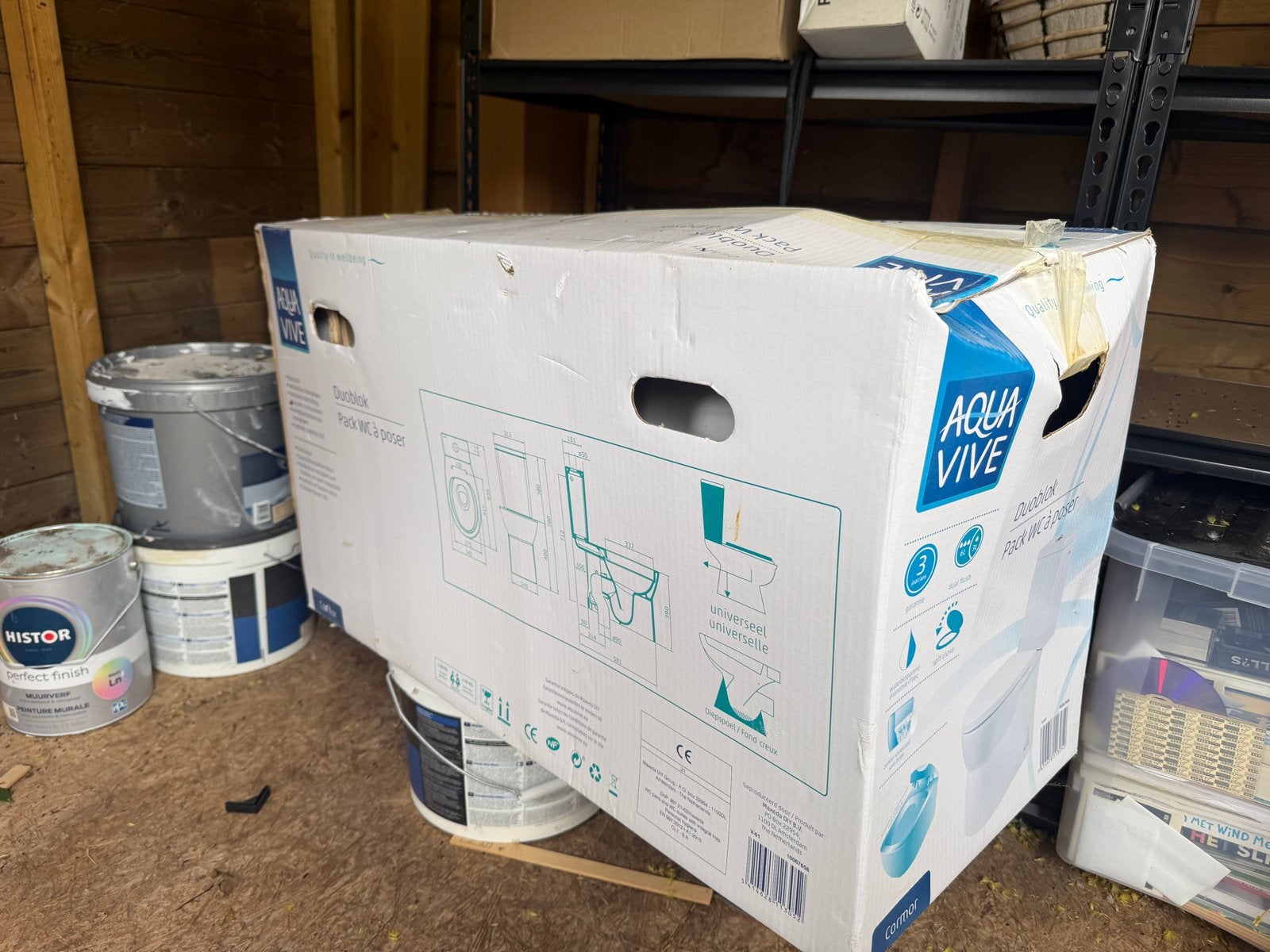 Aqua Vive Duoblok WC - Nieuw in doos, Ophalen, Nieuw, Toilet