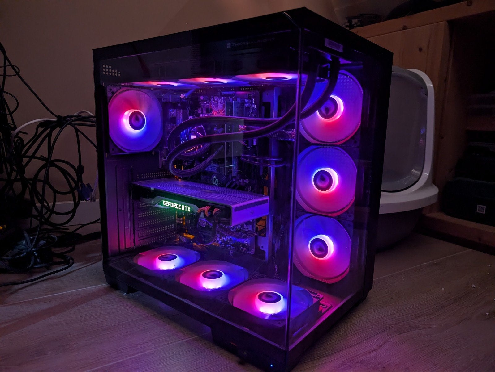 Game PC i7 9700F, 32GB RAM, RTX 2070, 3TB SSD, Win 11 Pro, Computers en Software, Desktop Pc's, 3TB, 32 GB, Virtual Reality, Refurbished