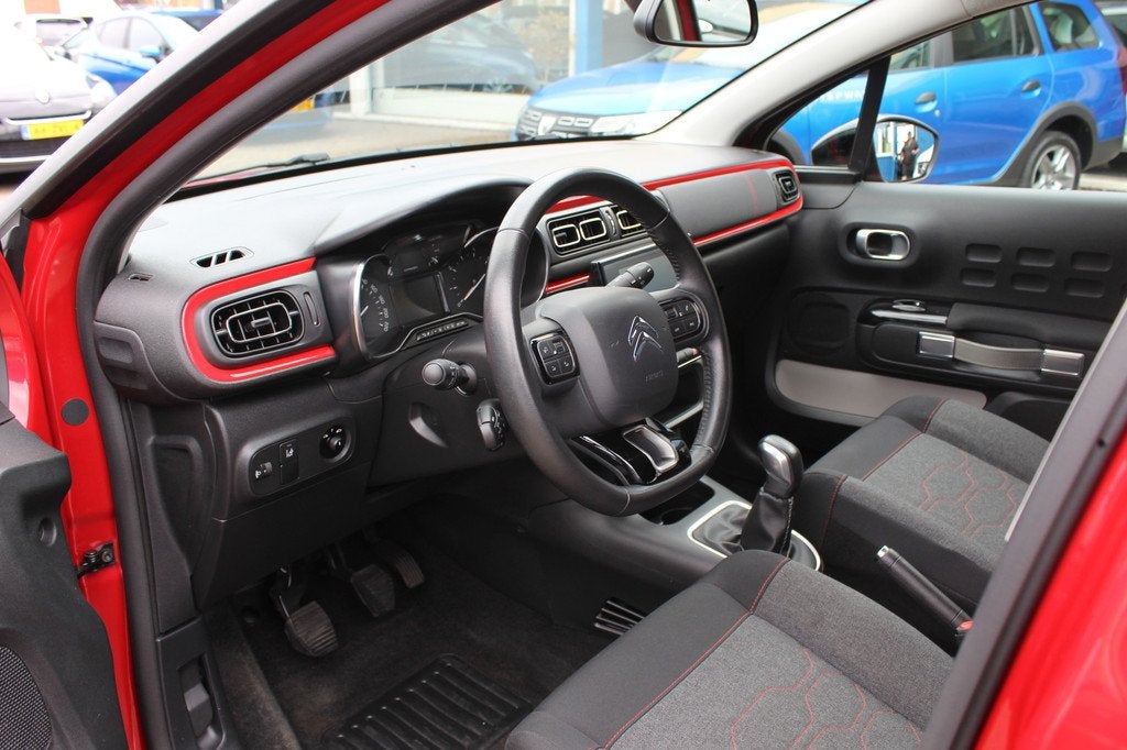 Citroën C3 1.2i "Shine" Key-less - Clima - Cruise ! 82 Pk, Auto's, Stof, Gebruikt, Zwart, 1199 cc