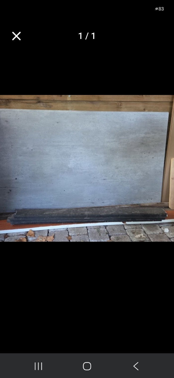 Keuken aanrechtbladpaneel 60x101 cm, Ophalen