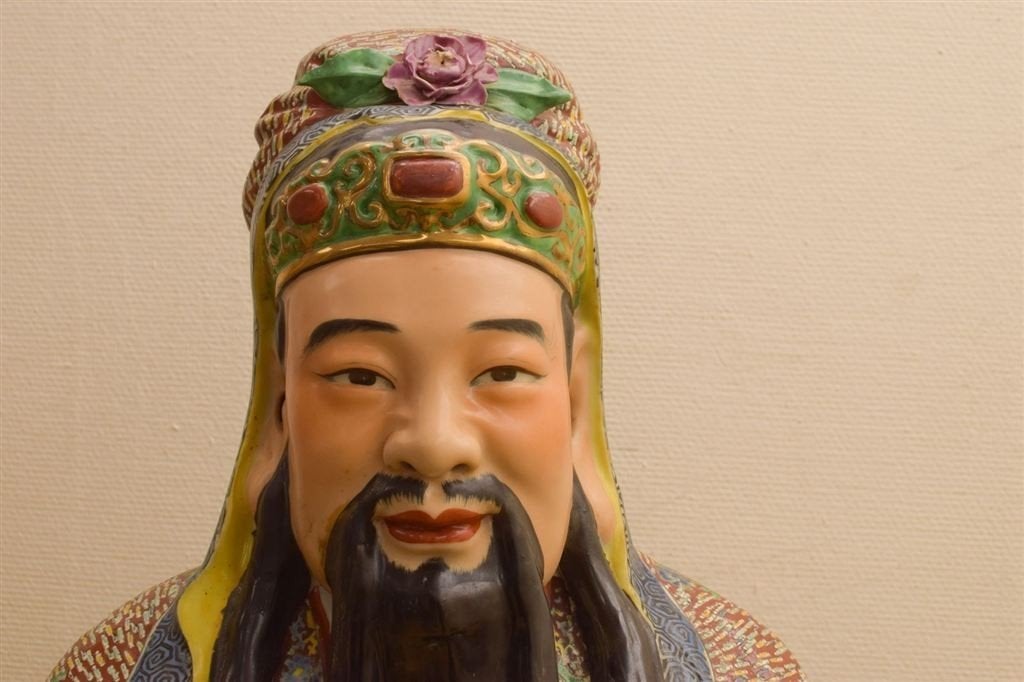 Groot porseleinen beeld. China. 48158, Ophalen of Verzenden, Gebruikt, Mens