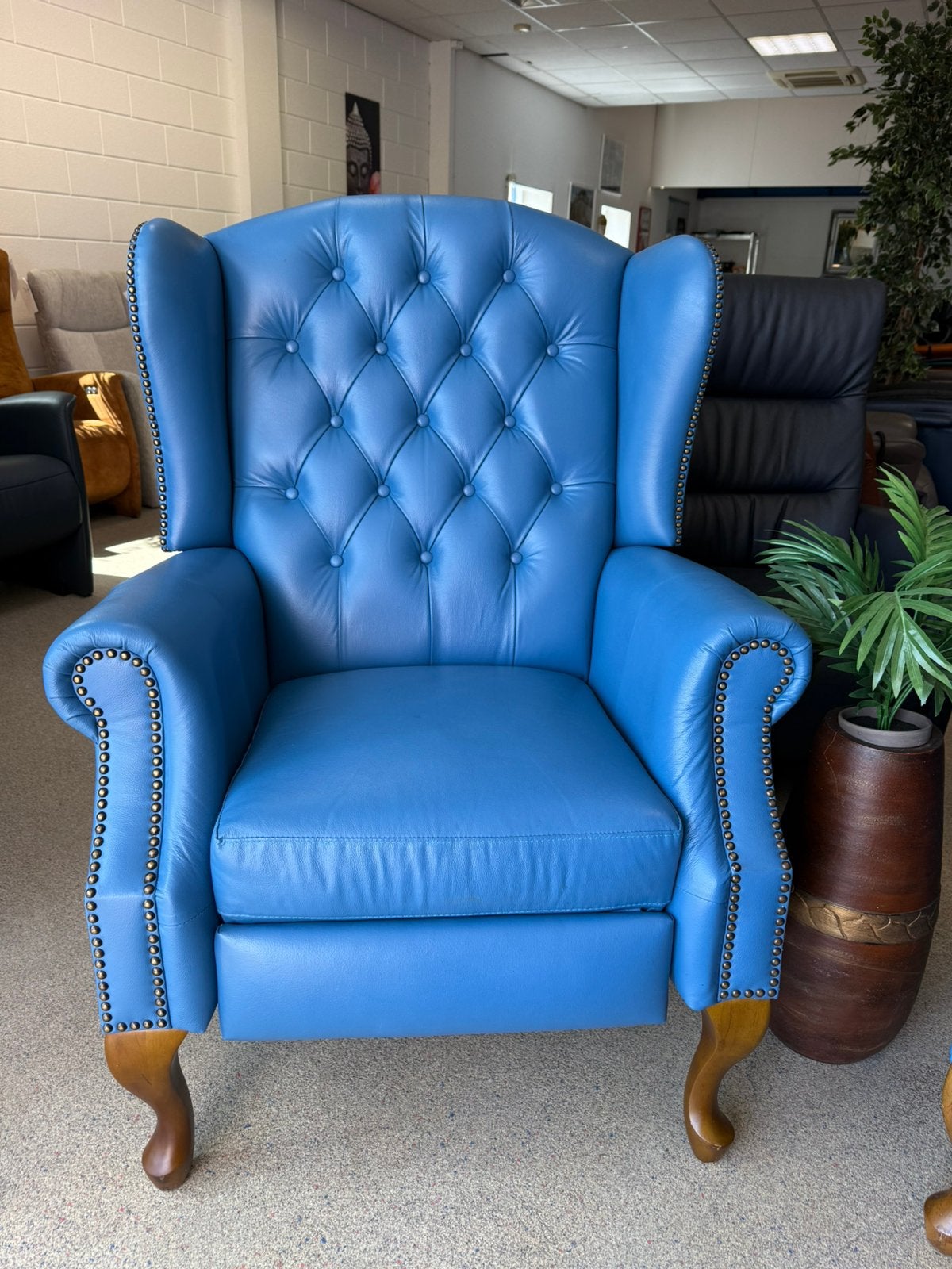 Chesterfield stoel relax fauteuil gratis bezorging